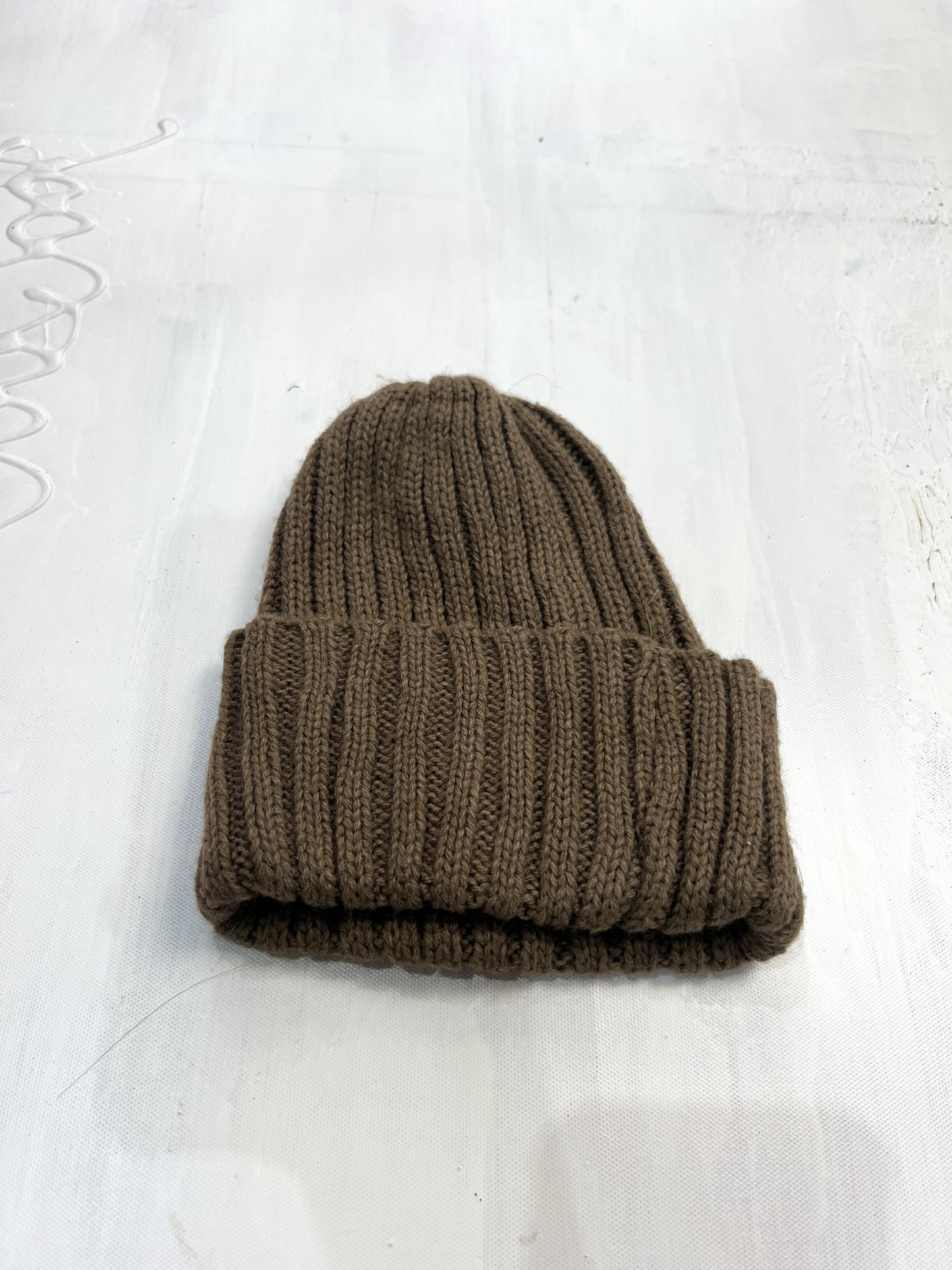 gilmore girls | olive ribbed knitted beanie