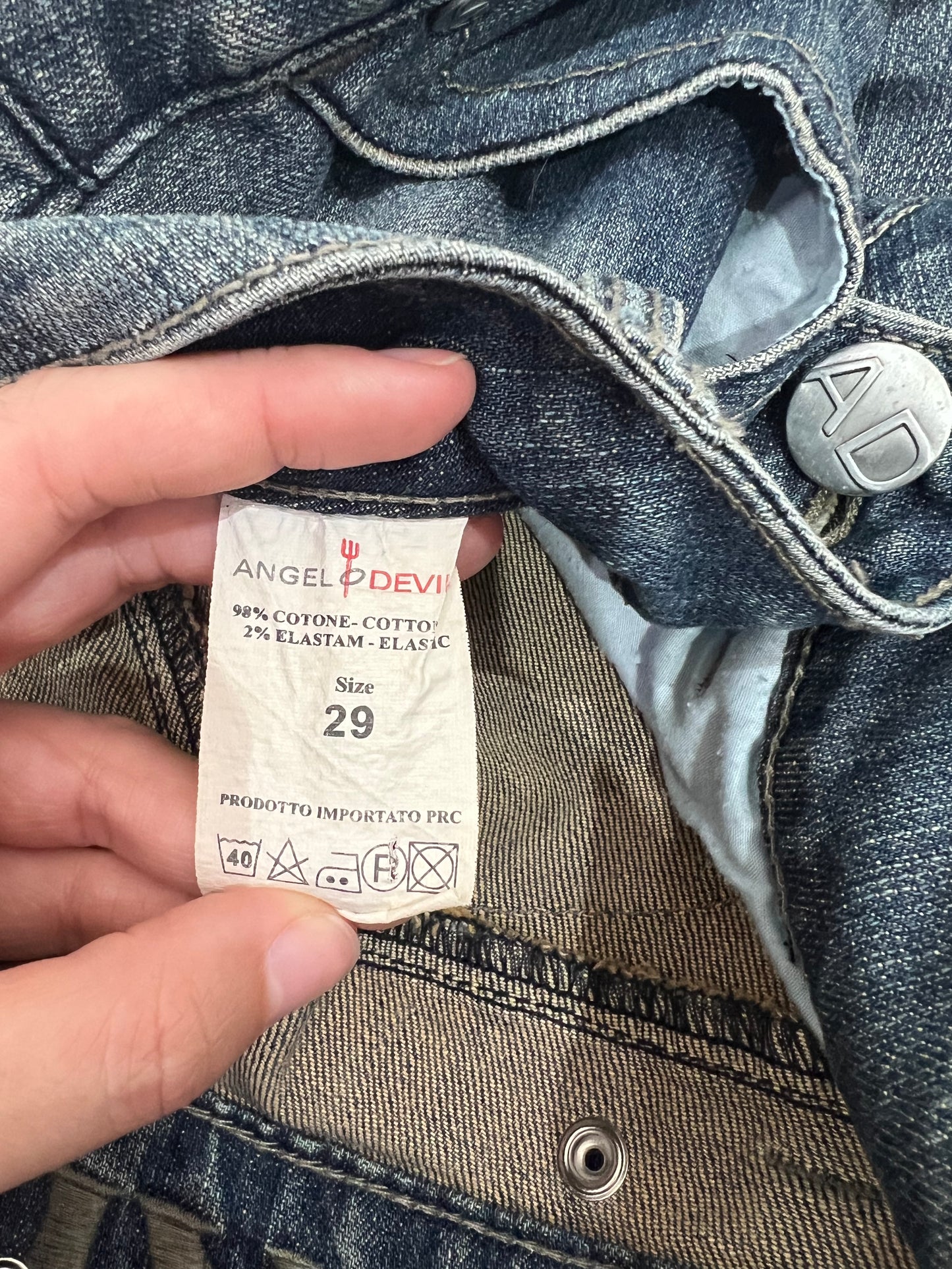 small angel devil jeans