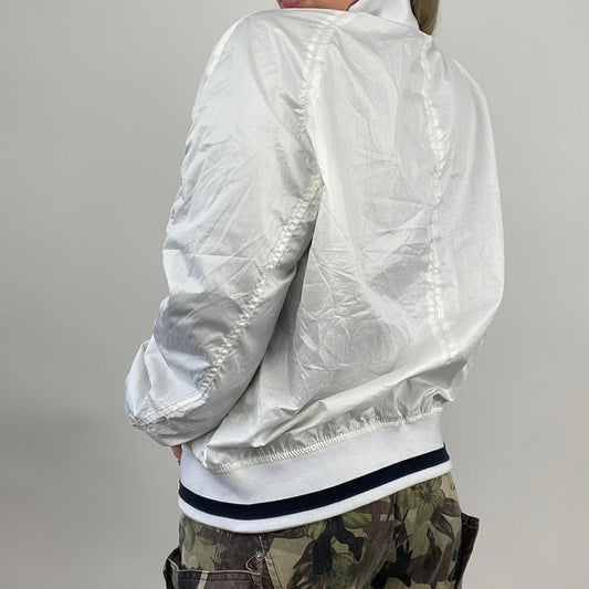 ELEVATED SPORTSWEAR DROP | large white armani dual zip jacket