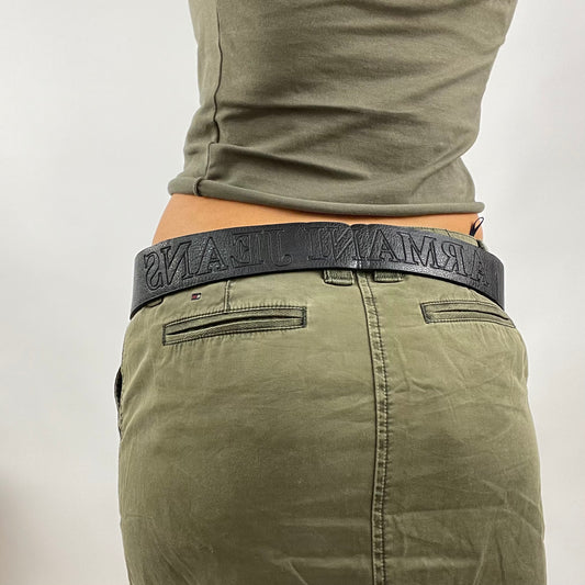 GORPCORE DROP | black “armani jeans” belt