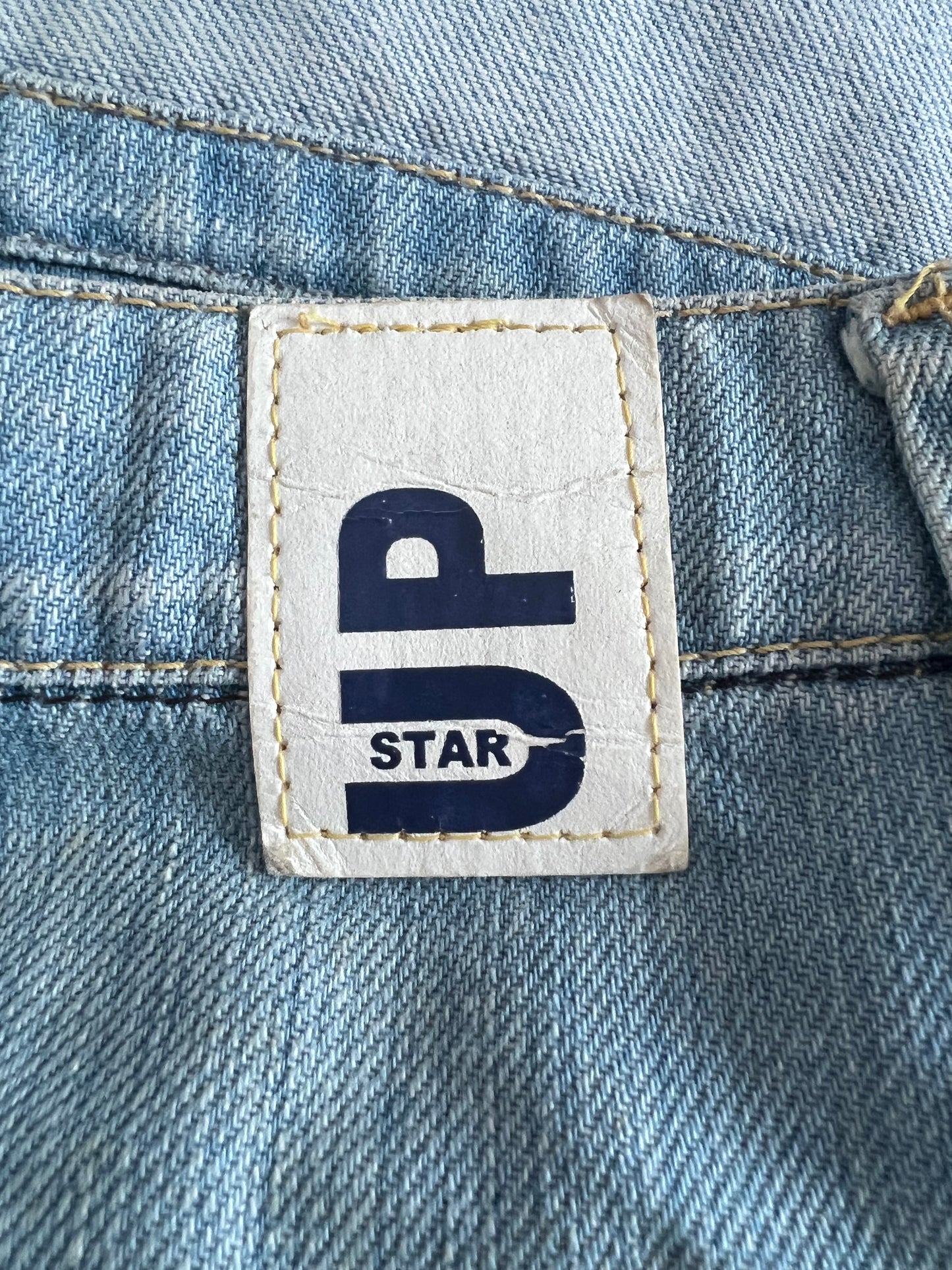 gilmore girls | small blue denim pocket mini skirt