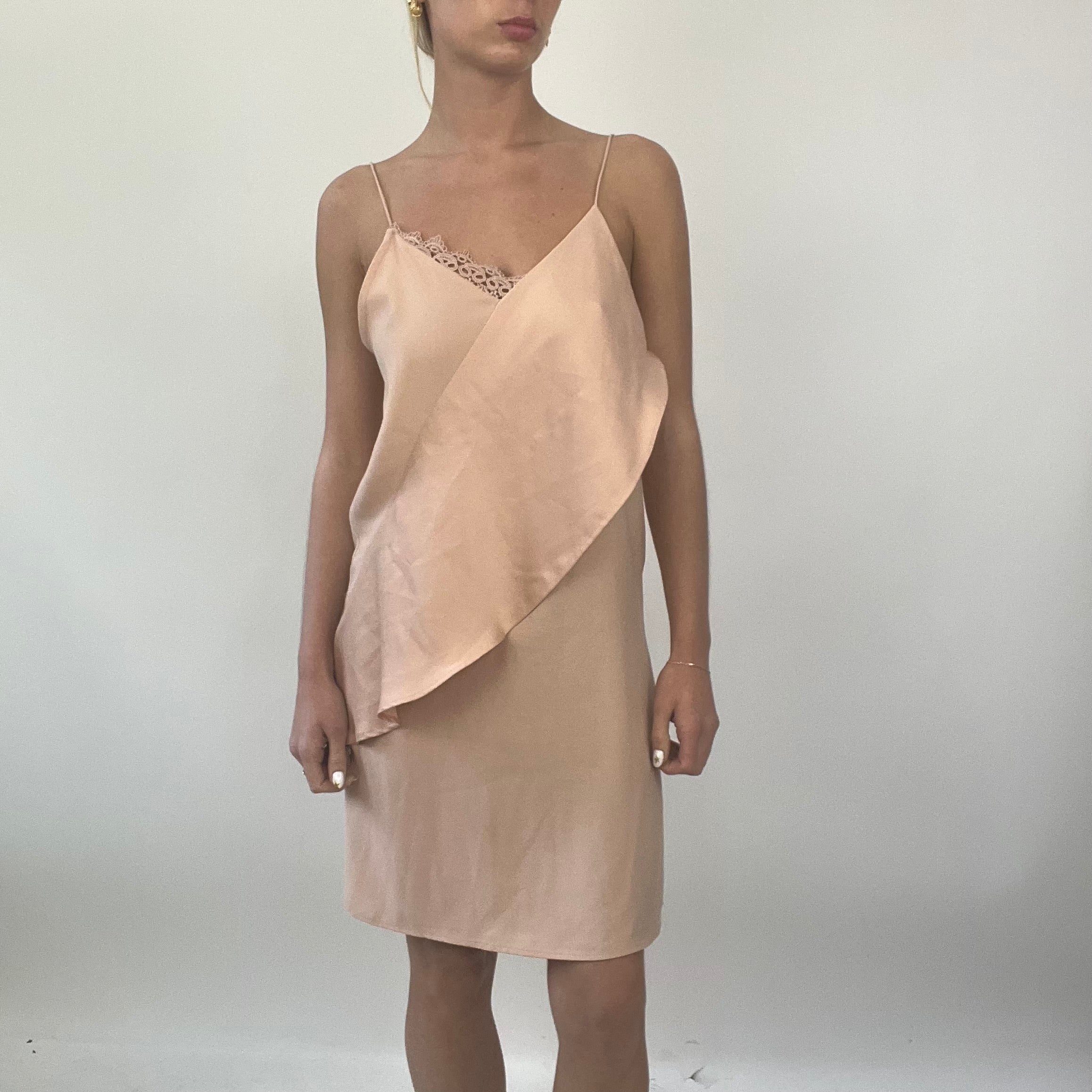 PROM SEASON DROP | small pale pink old label mango slip dress remass PROM SEASON DROP | small pale pink old label mango slip dress remass