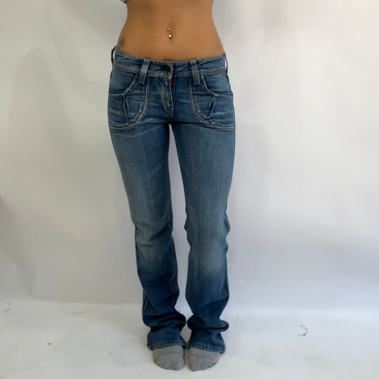 COTTAGECORE DROP | small blue slim fit jeans
