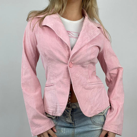 BARBIE DROP - national barbie day | large pink corduroy blazer jacket