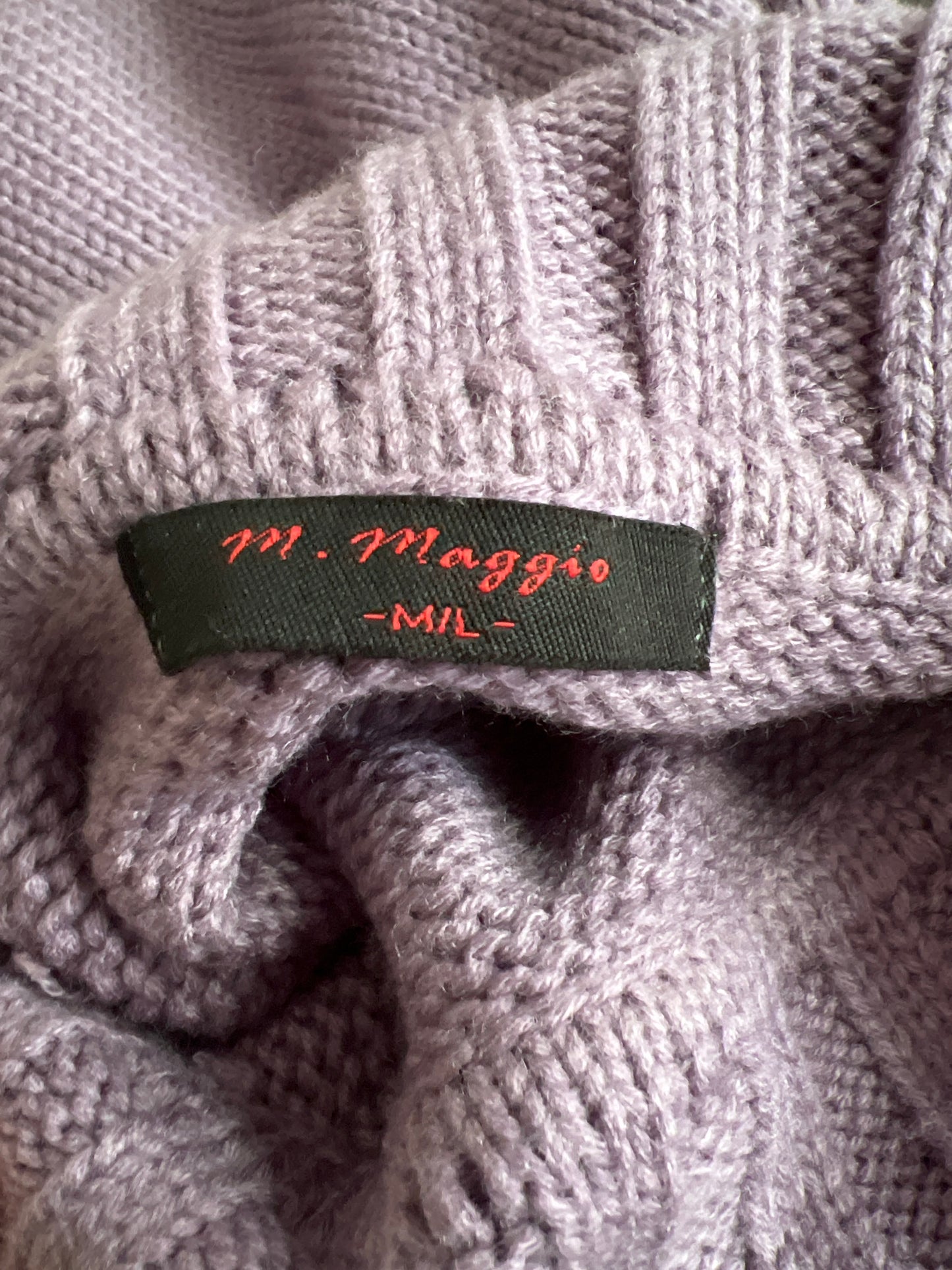 gilmore girls | medium purple striped turtleneck jumper