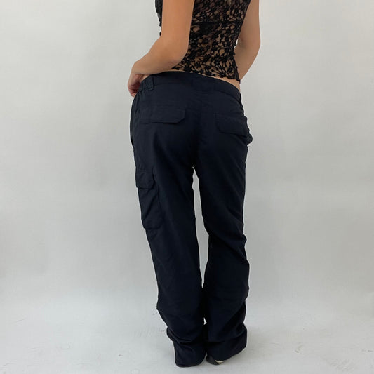💻 POSH AND BECKS DROP | small black cargo trousers