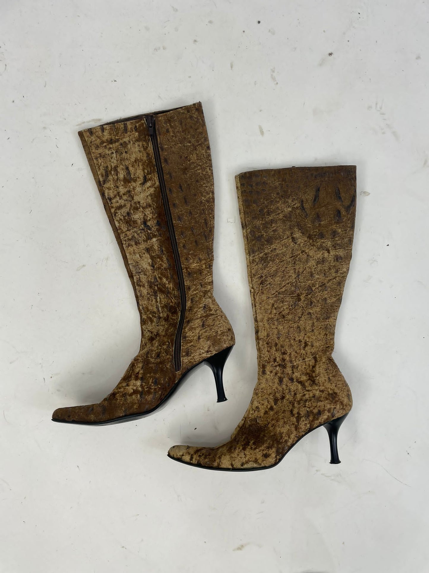 ⭐️MOB WIFE DROP | brown animal print boots