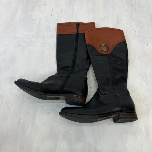 ⭐️90s MINIMALISM DROP | black and brown miss sixty boots