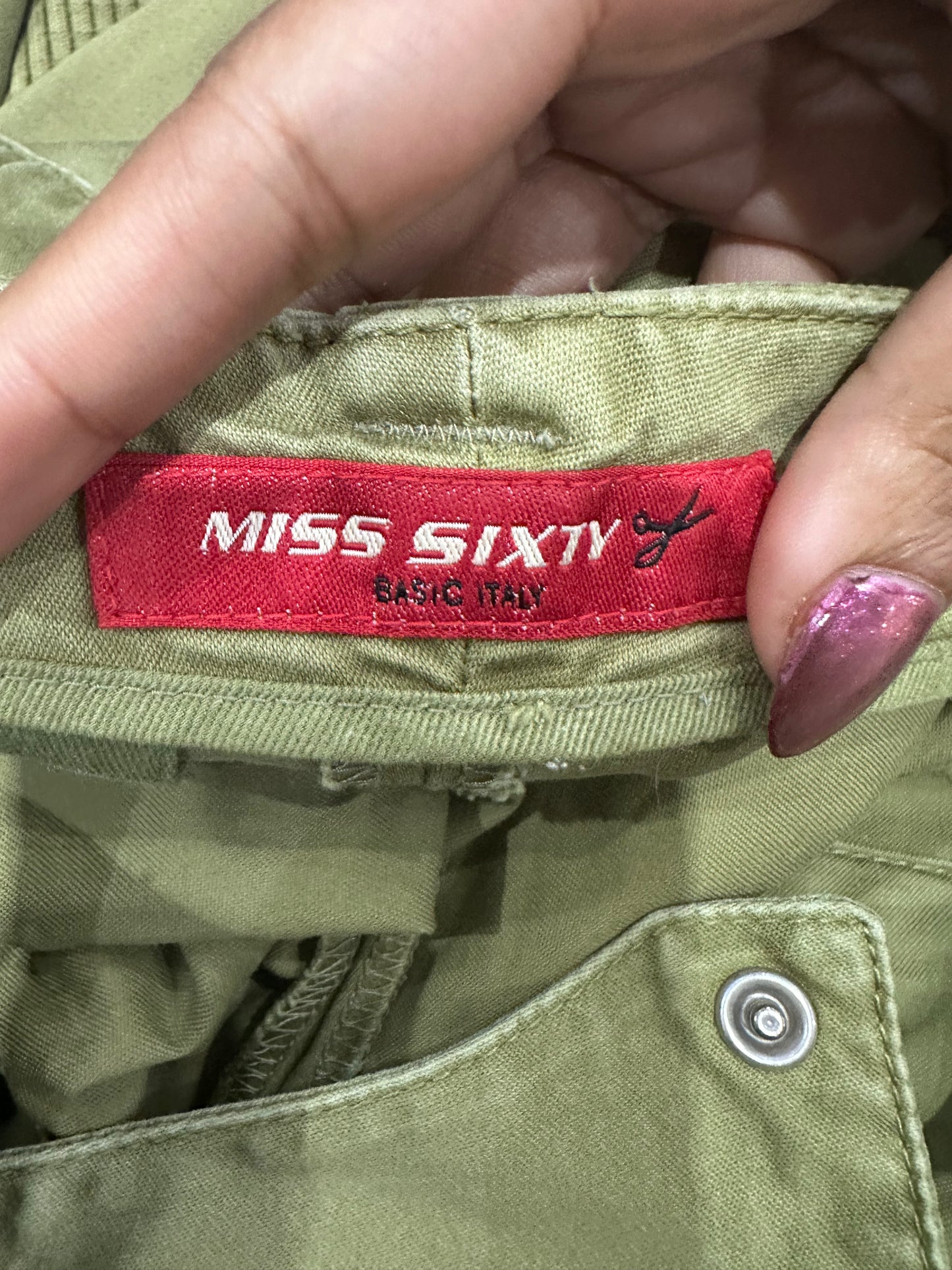 vintage edit thirty-four | small green miss sixty cargo trousers