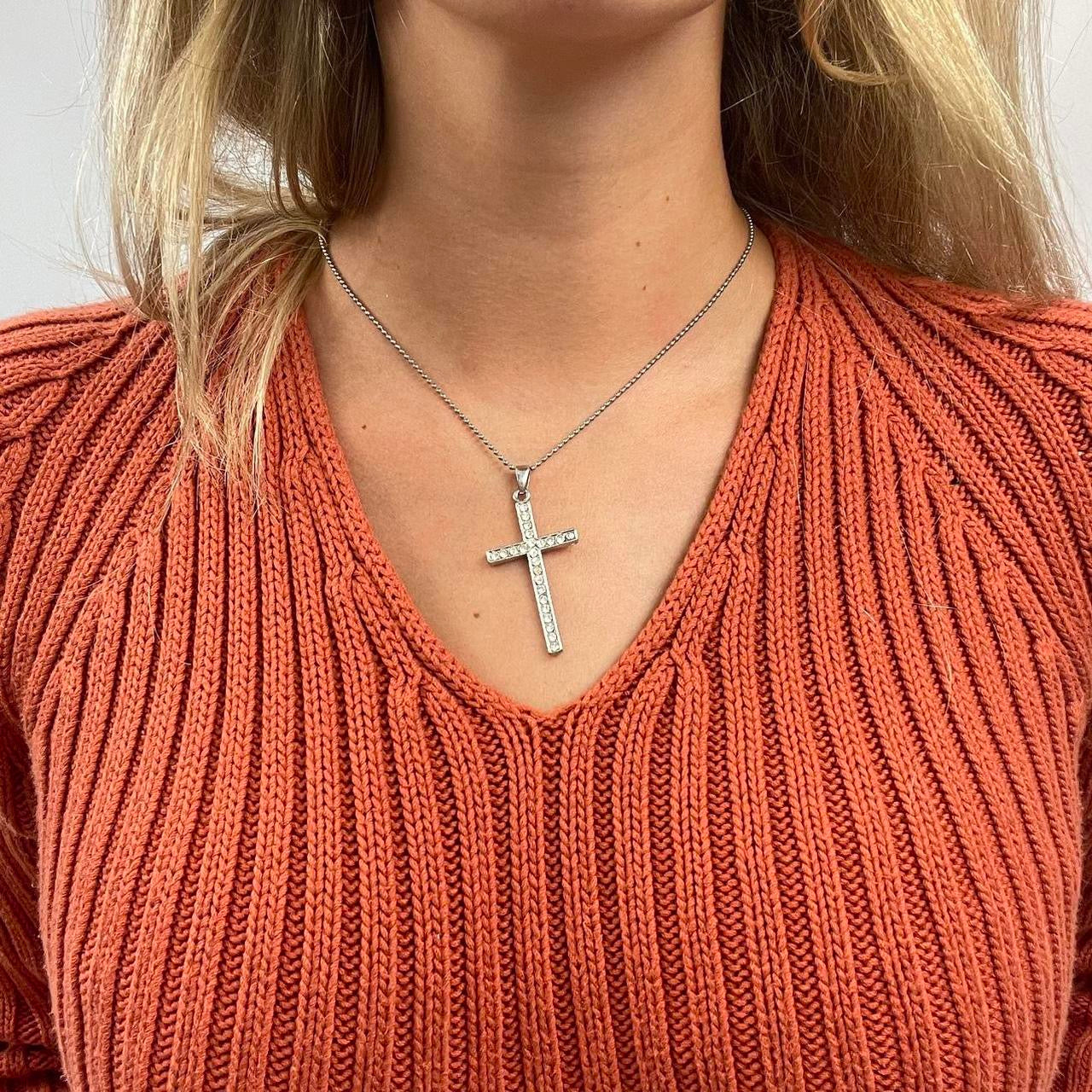 BEST PICKS PASSENGER PRINCESS DROP silver diamant cross