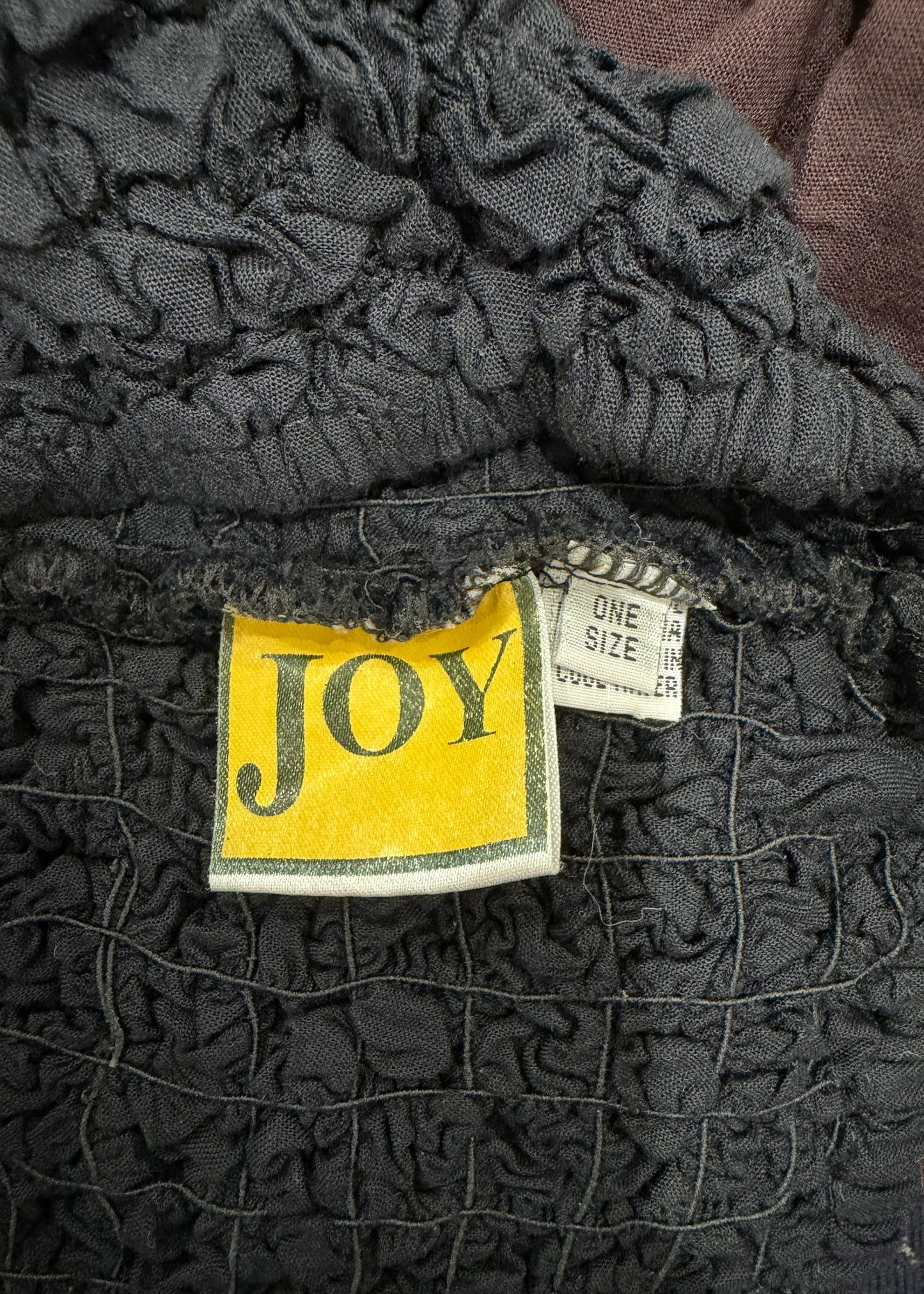 medium joy black ruffle shirt 6