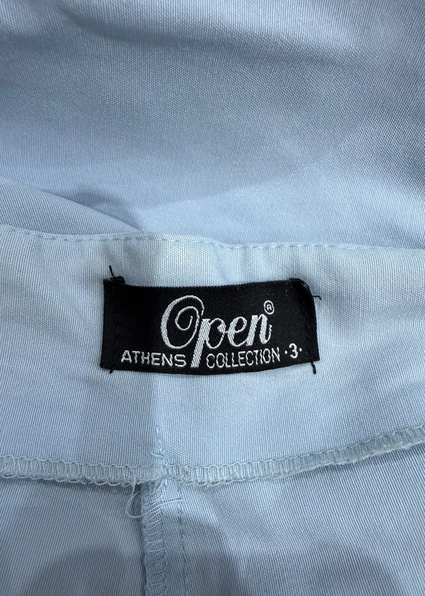 small open light blue suit trousers 6