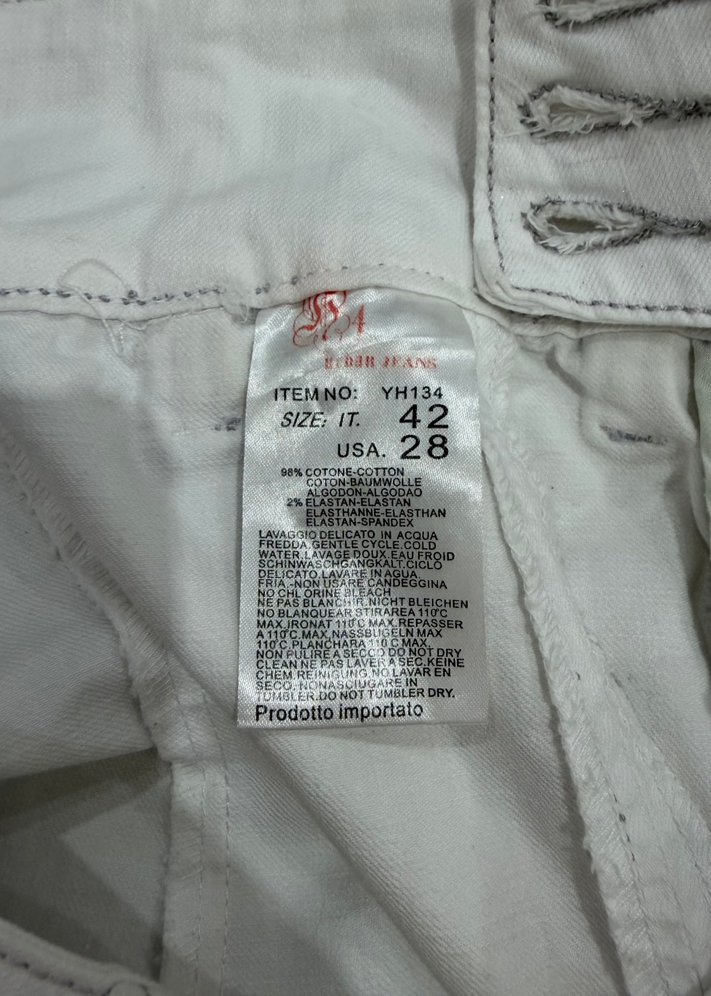 medium white flared knee-length skirt image 7