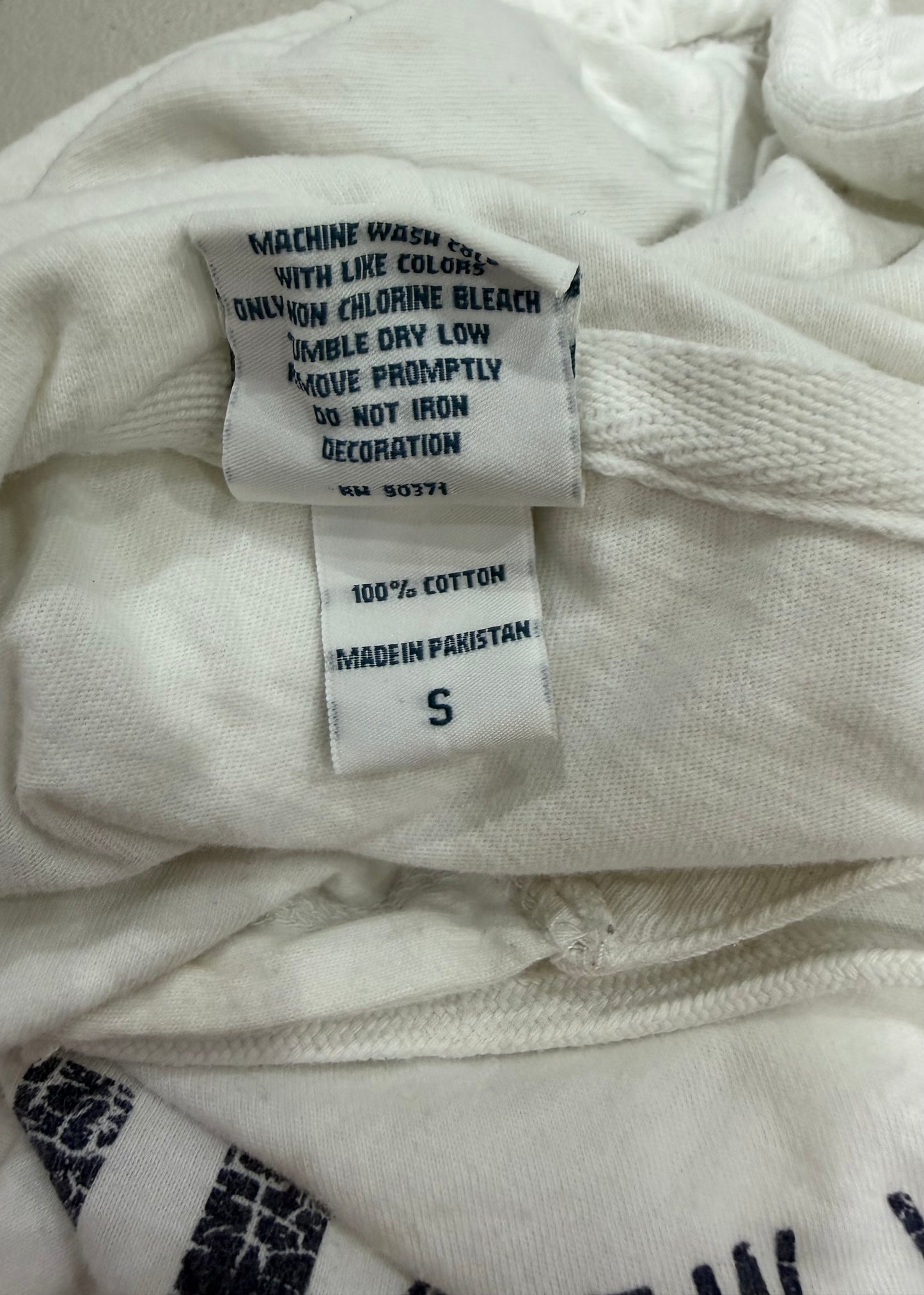 small white camp david us open graphic hoodie image 8