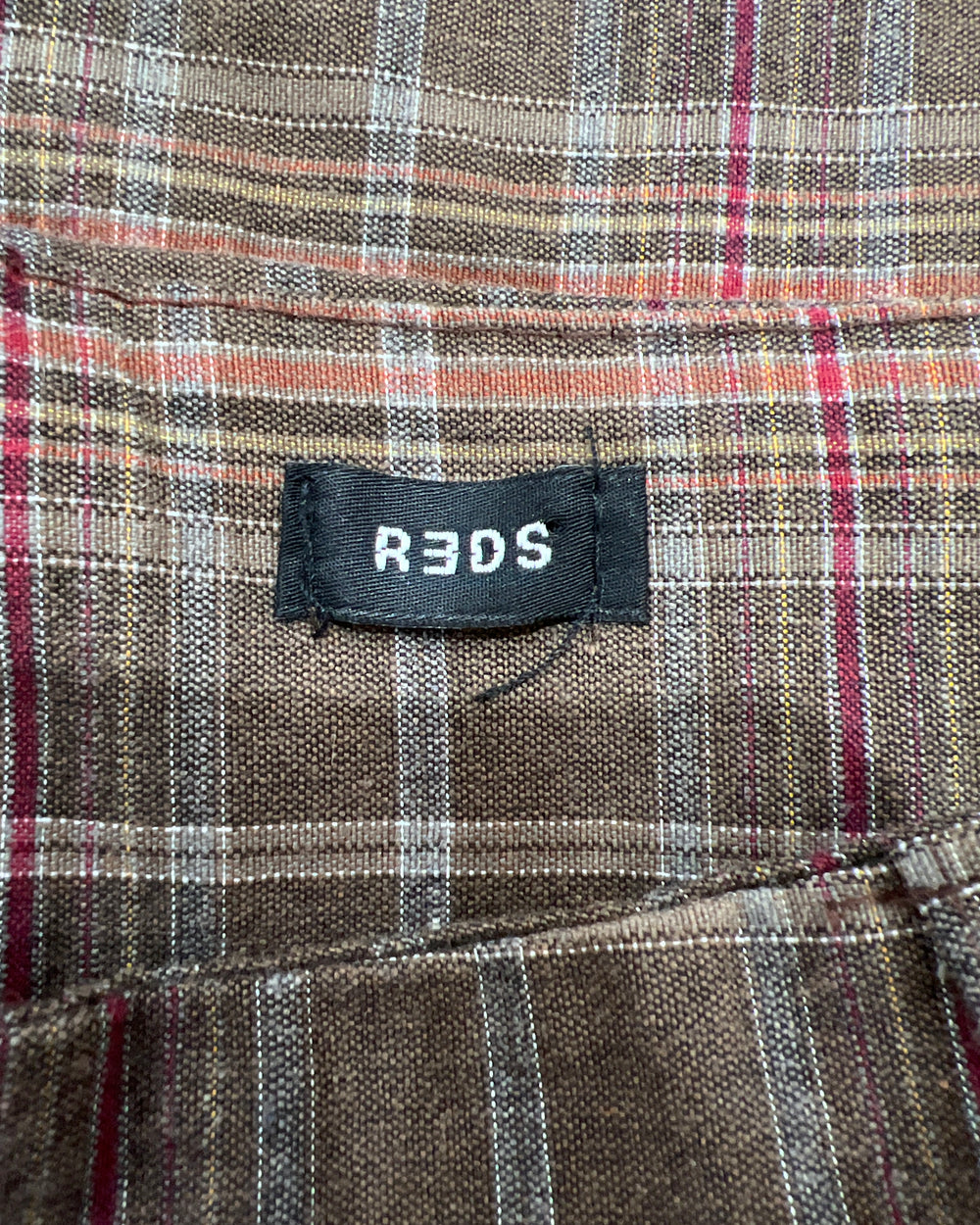 gossip girl drop | small brown plaid box-pleat mini skirt