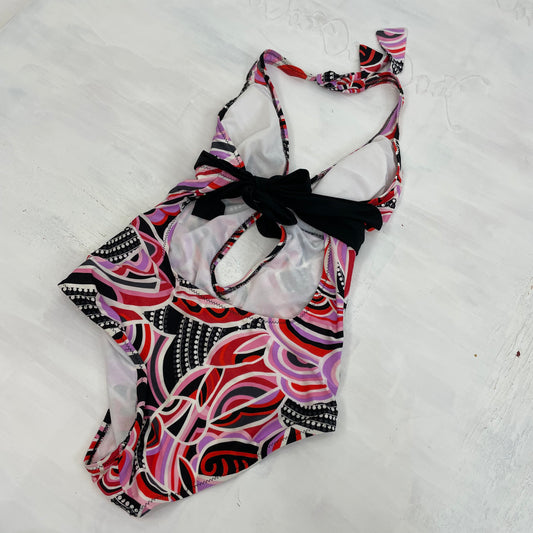 BOAT PARTY DROP | small graphic cut out swimsuit