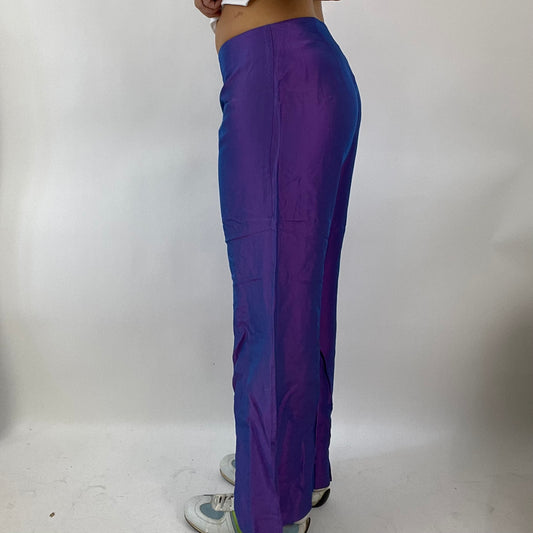 MERMAID CORE DROP | small purple iridescent trousers