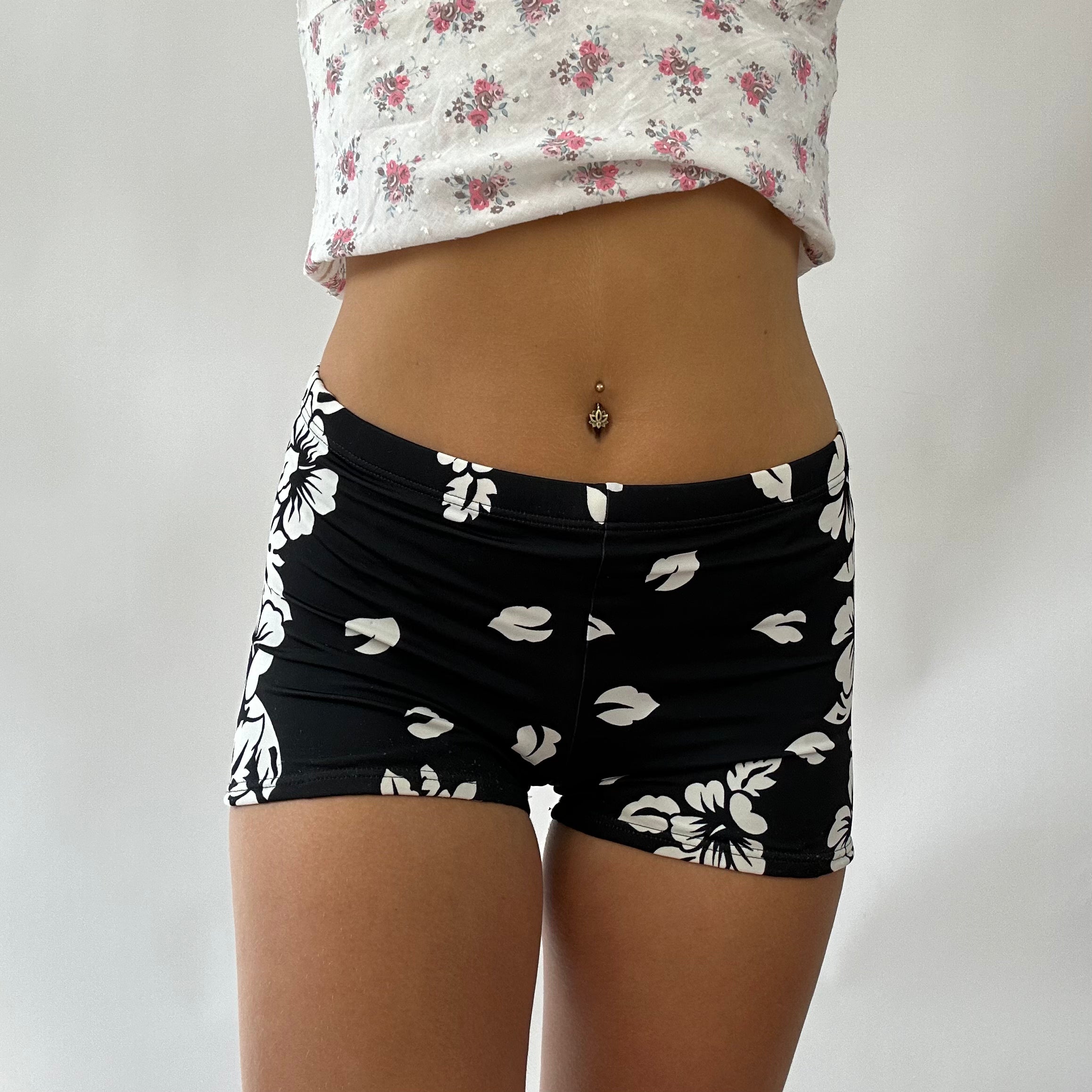 High waisted white hot sale booty shorts