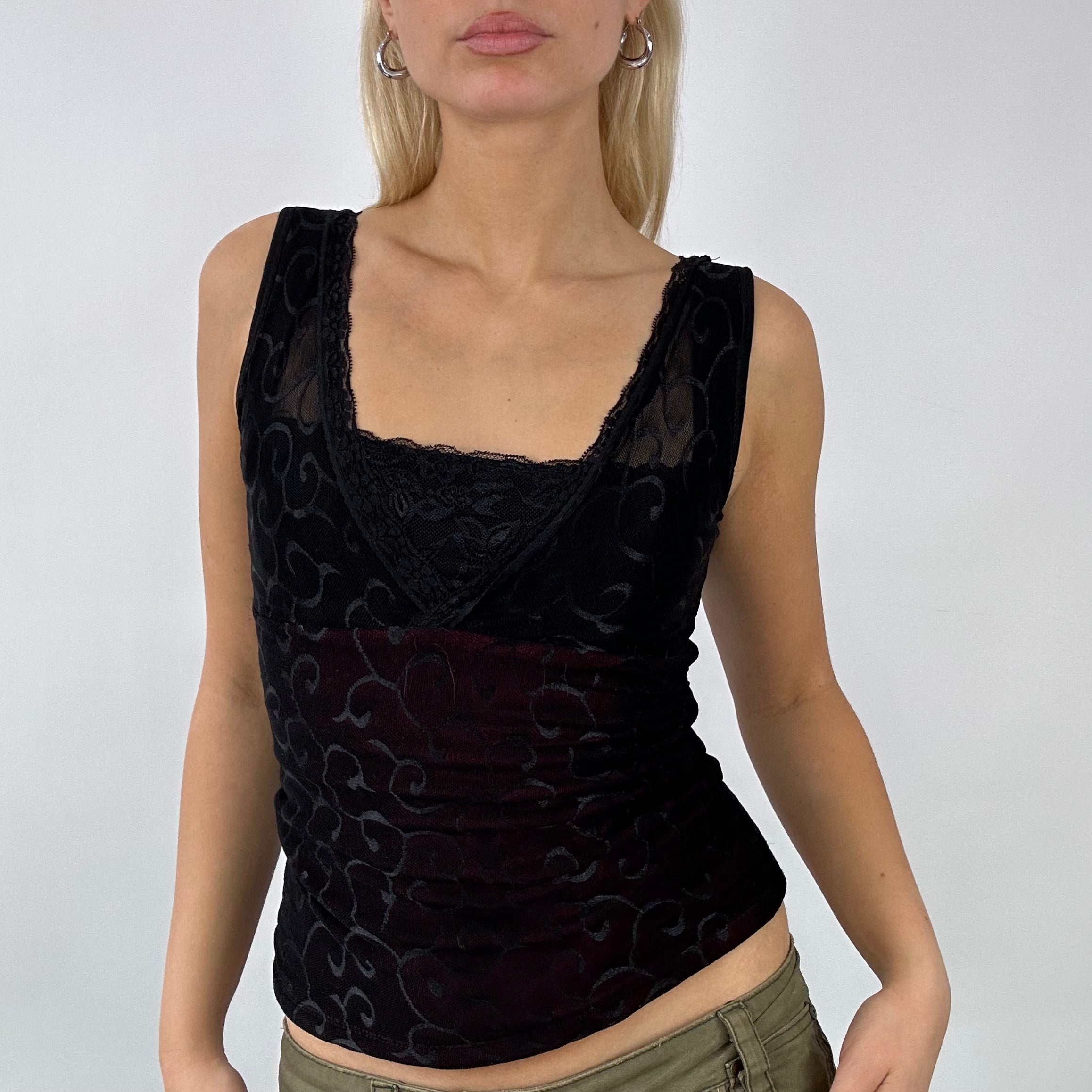Black lace discount cami