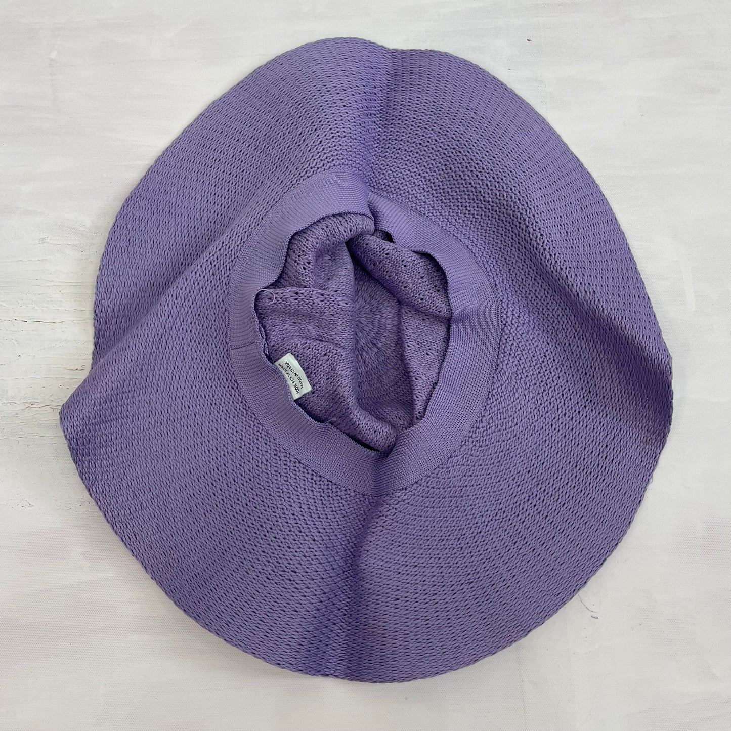 BOAT PARTY DROP | purple woven sun hat