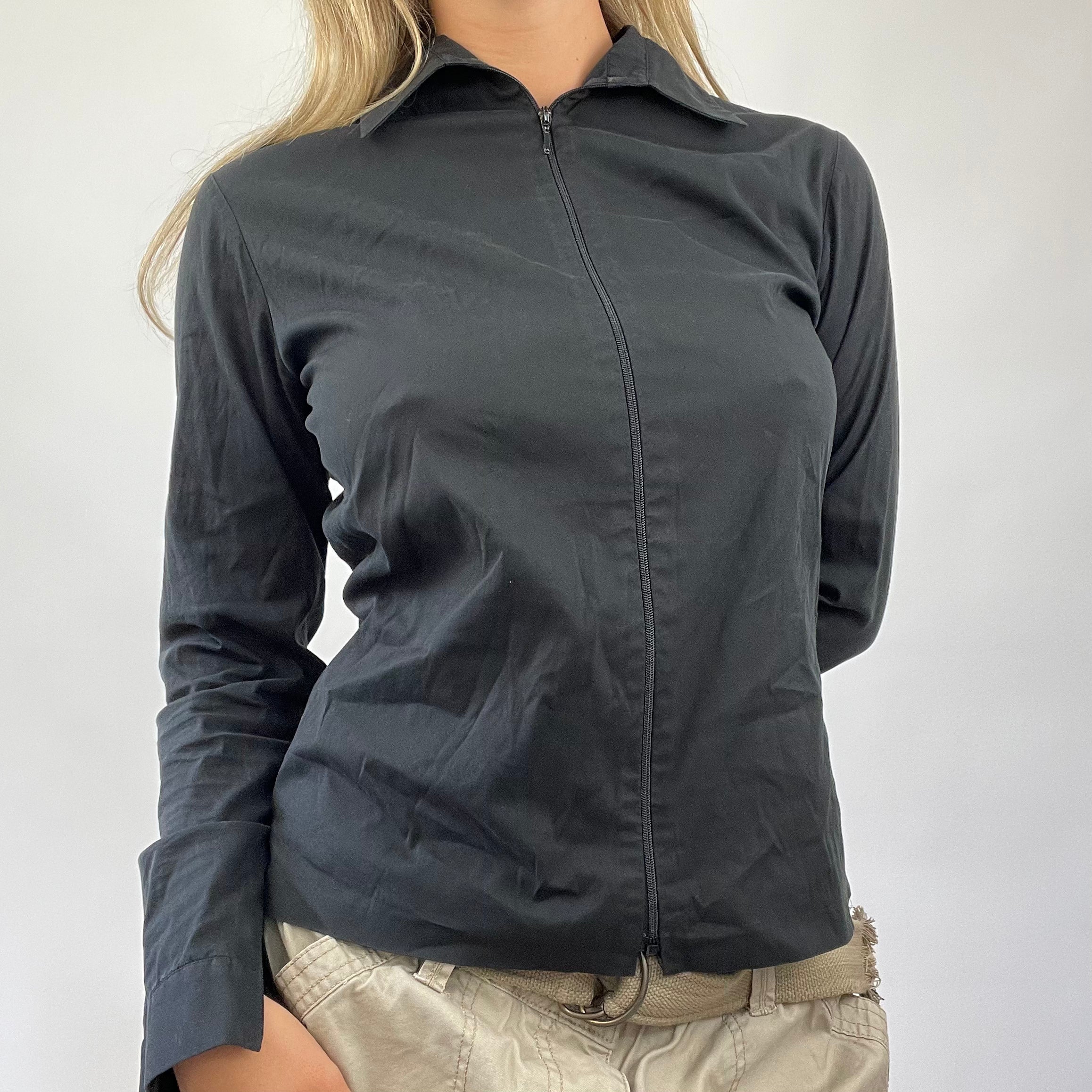 Ladies black ralph lauren top shirt
