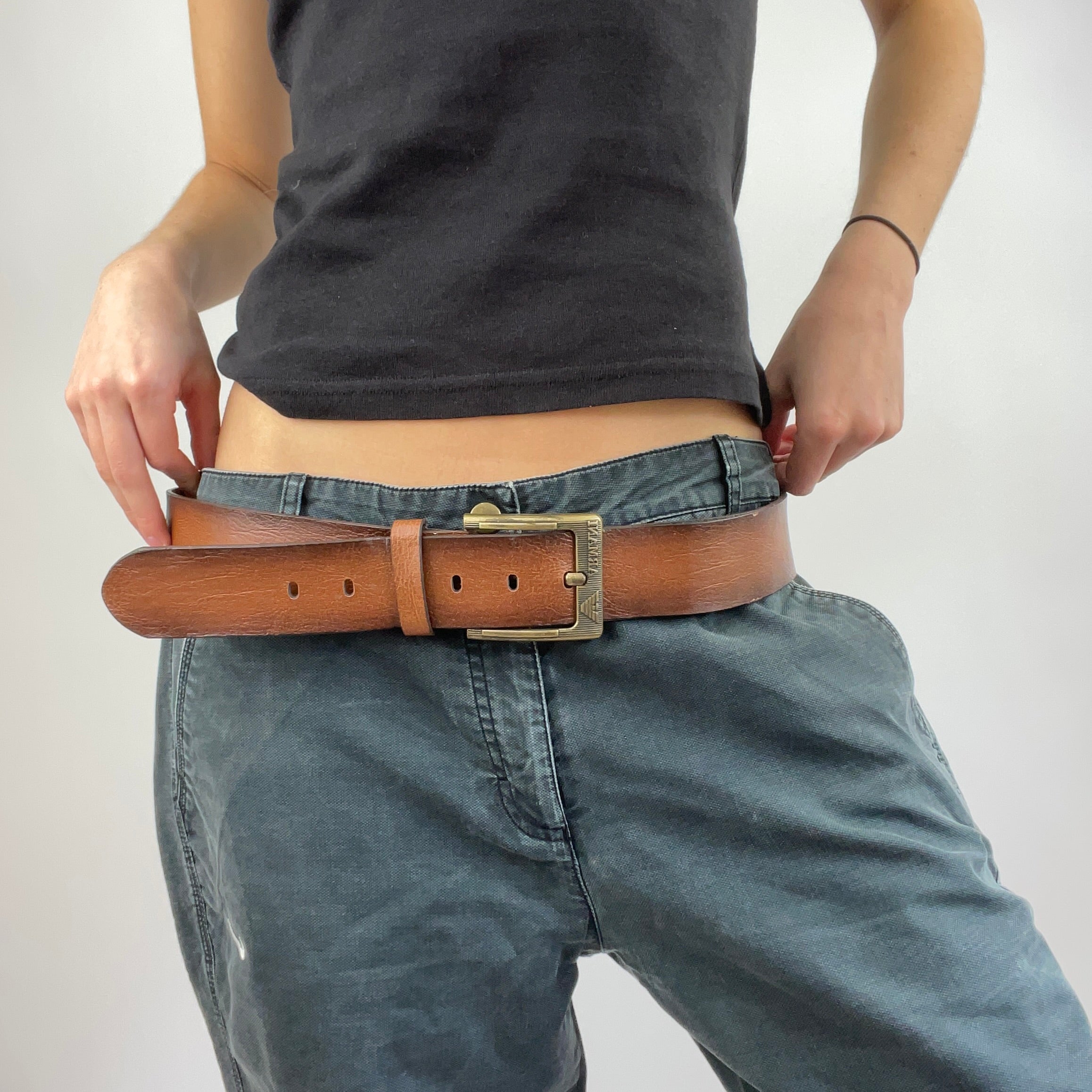 Armani clearance brown belt