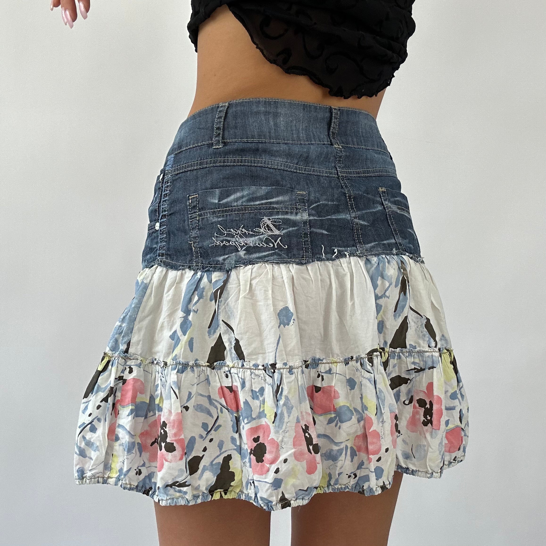 Floral mini skirt sales uk