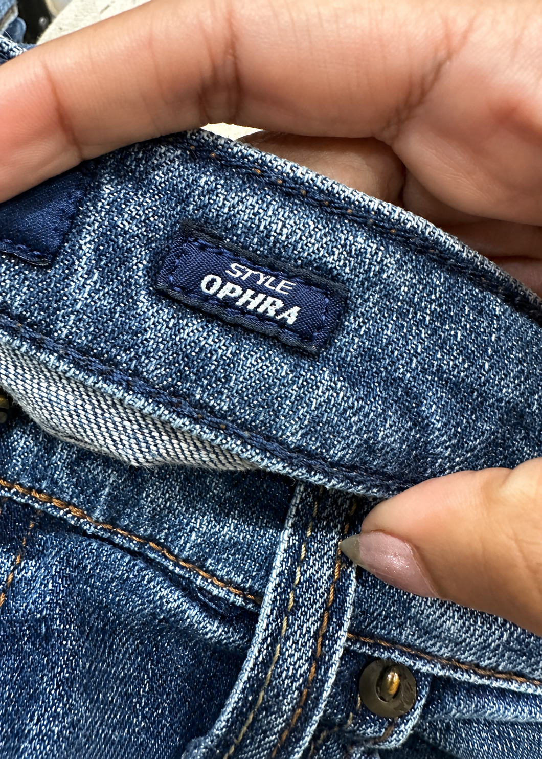 small blue Miss Sixty jeans Ophra style label