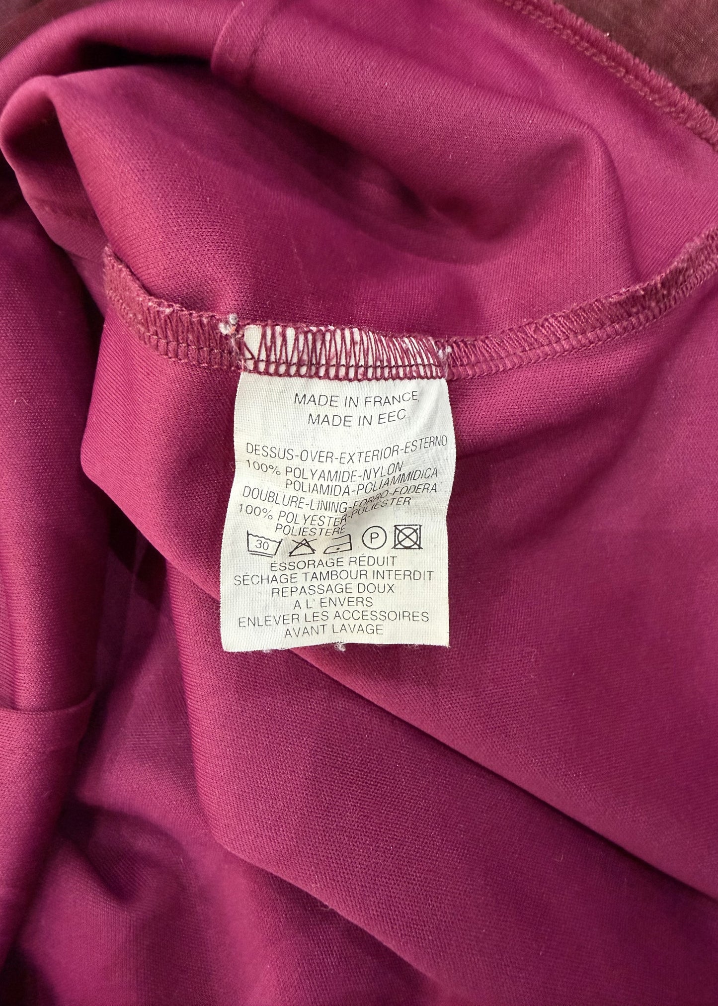 small red Kookai mesh overlay midi dress label
