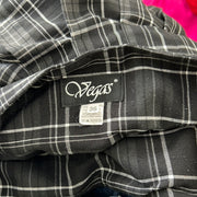 💚 TAYLOR SWIFT DROP | medium black tartan checked pleated skirt