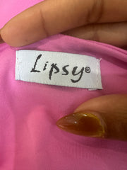 festival drop | S码 粉色 lipsy cutout 短款上衣