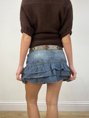 vintage edit twelve | couleur: marron + argenté · article: ceinture · détails: orné