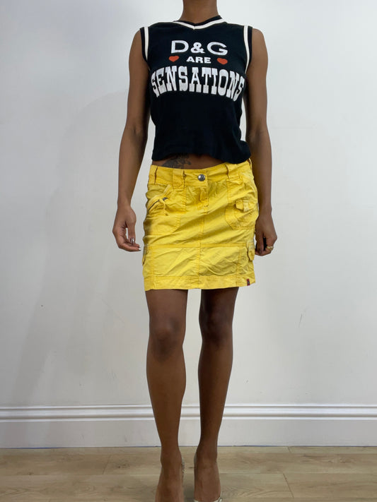 vintage edit thirty-six | taille: S/M · couleur: noir · article: haut · détails: dolce and gabbana