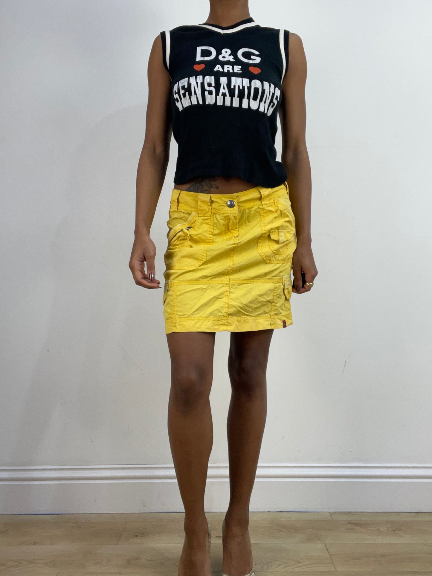 vintage edit thirty-six | small/medium black dolce and gabbana top