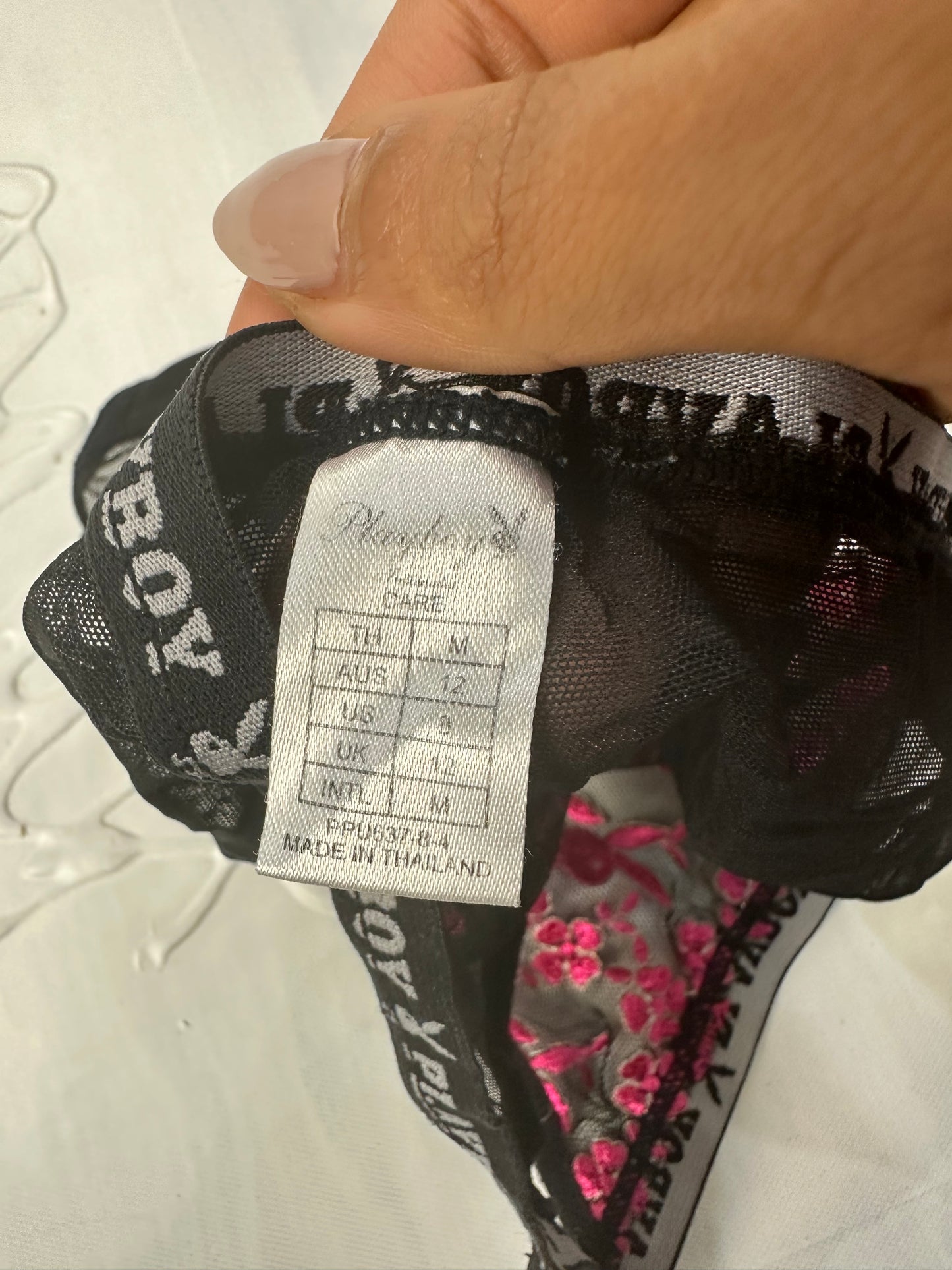BEST PICKS | medium black mesh playboy underwear