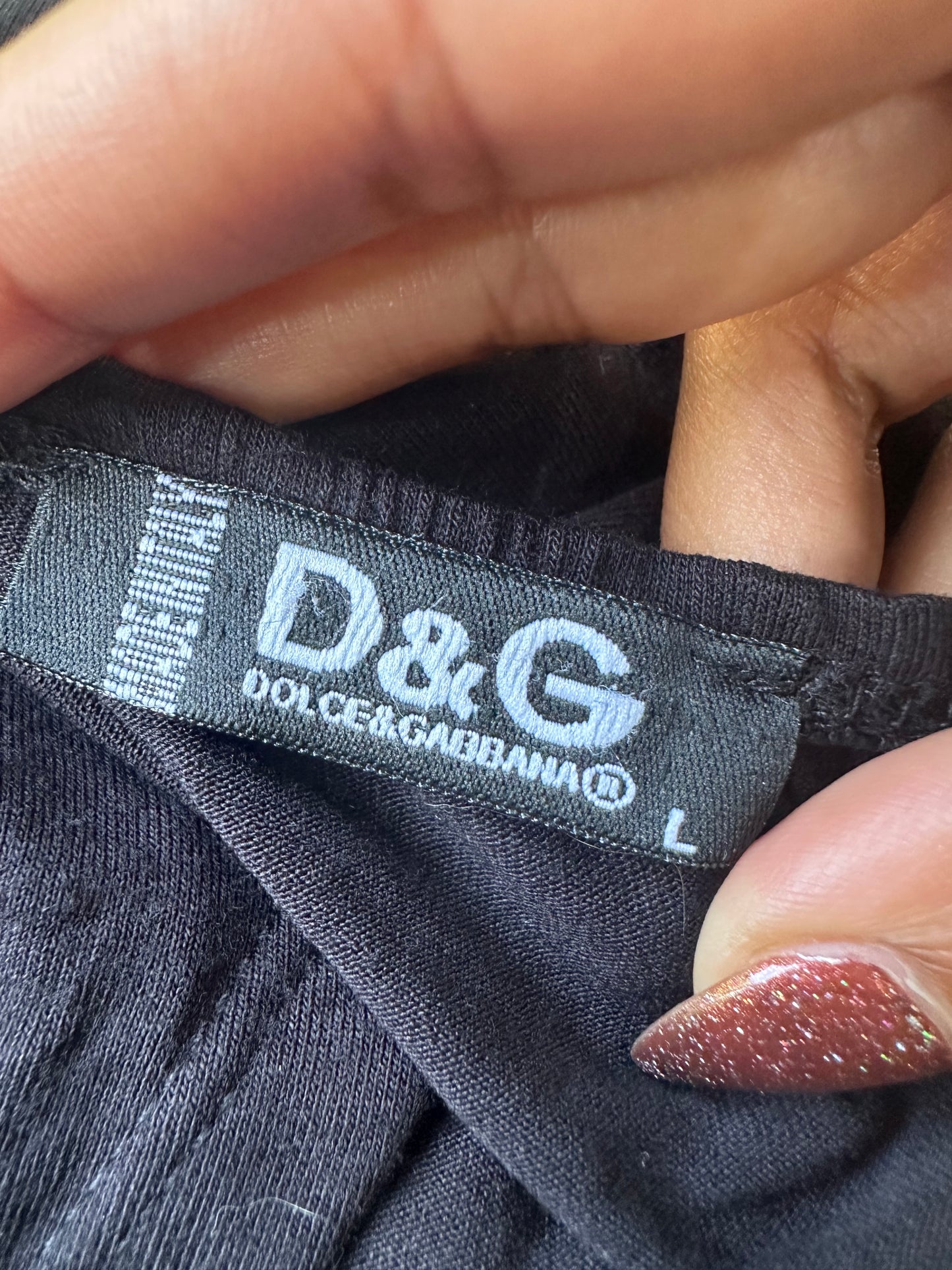 LFW edit | medium black dolce and gabbana halterneck top