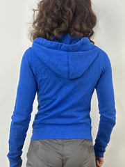 athleisure edit | small blue abercrombie & fitch zip up hoodie