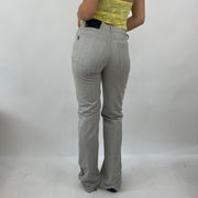 💻VINTAGE GEMS DROP | taille: S · couleur: gris · article: pantalon · détails: rayures + moschino