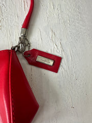 vintage edit twenty-nine | taille: S · couleur: rouge + argenté · article: sac à main · détails: métallerie + détail