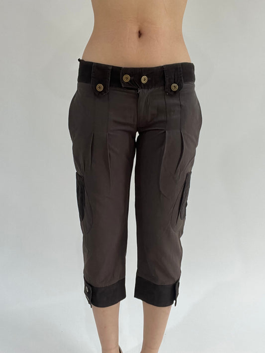 ‼️ | dark chocolate pocket detail style shorts
