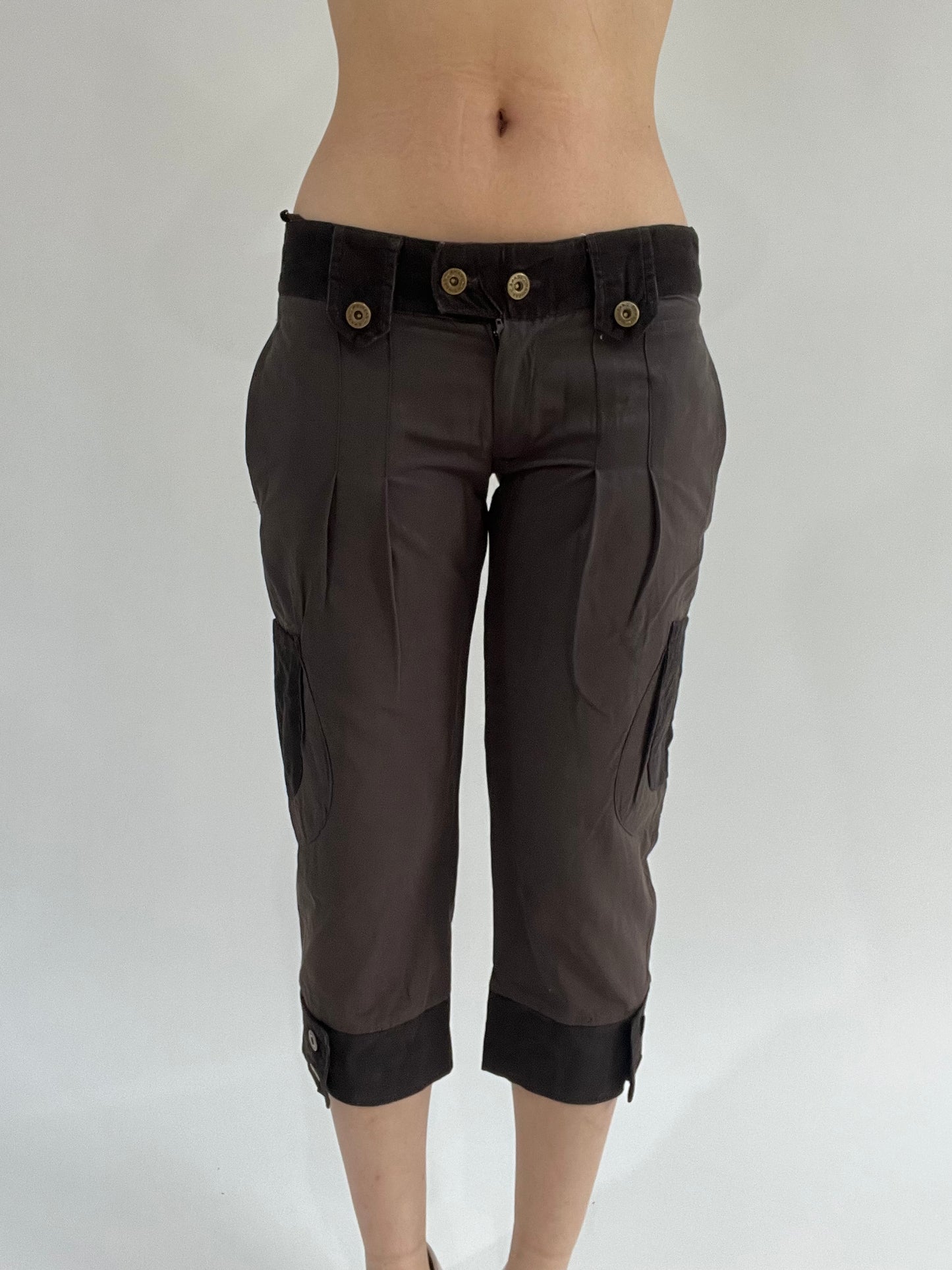 ‼️ | dark chocolate pocket detail style shorts