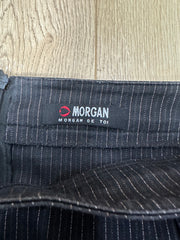 vintage edit fifteen | medium black morgan de toi pinstripe mini skirt