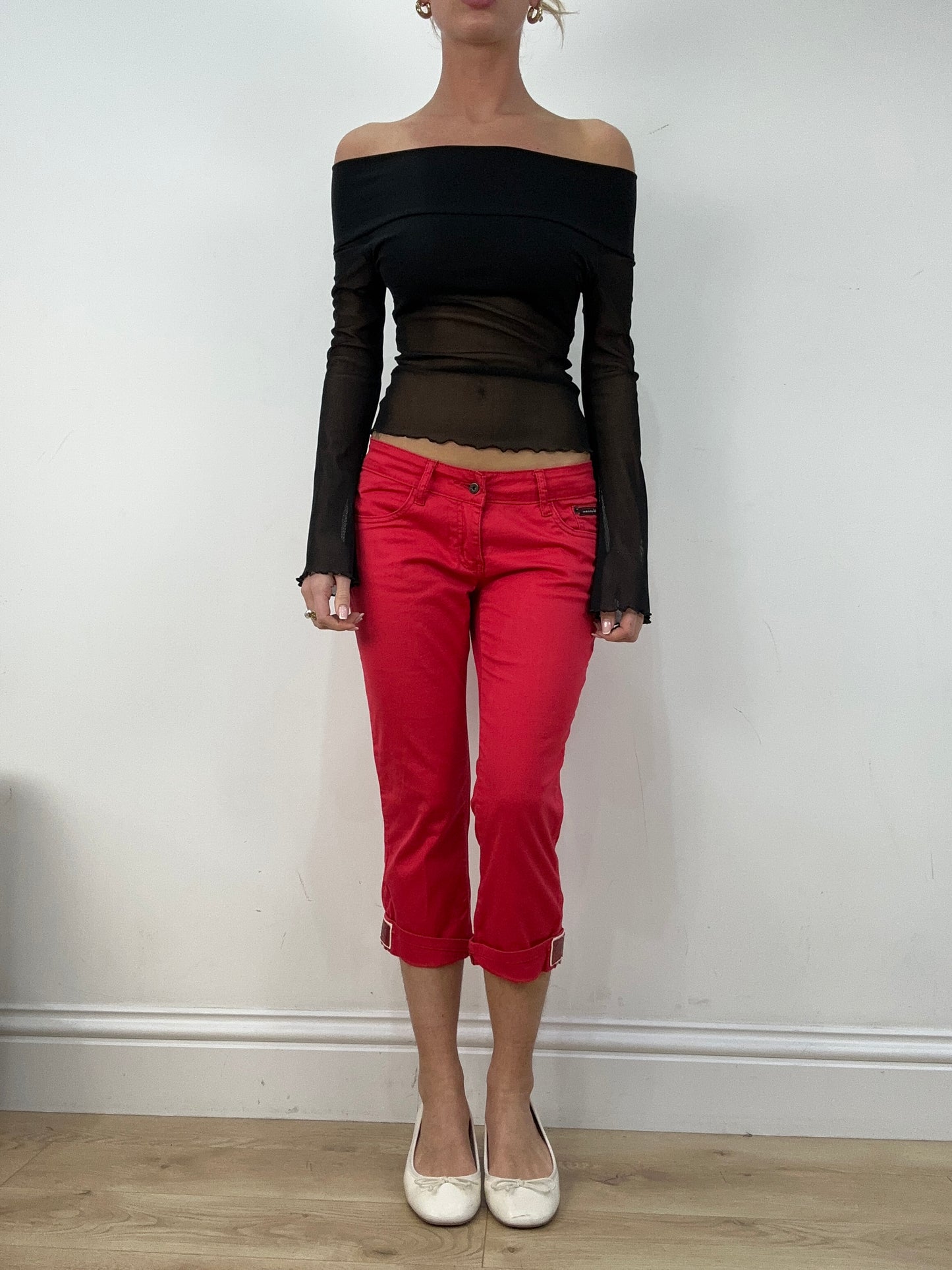 vintage edit: seasonal faves | medium red dolce and gabbana style capris
