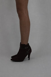 black buckle ankle boots detail 01