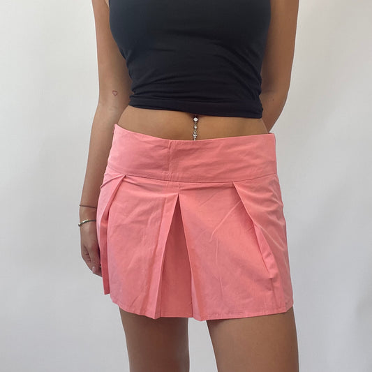 💚 💻 OLIVIA RODRIGO DROP | small pink pleated mini skirt