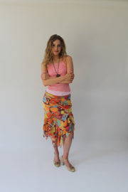 SATC drop | taille: L · couleur: multicolore · article: jupe · détails: à motifs + longueur midi