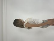 cream ruffle-neckline cap-sleeve top detail 02