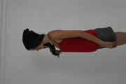 red spaghetti-strap cami top detail 02