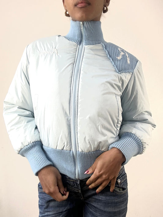 winter edit | small blue replay puffer jacket