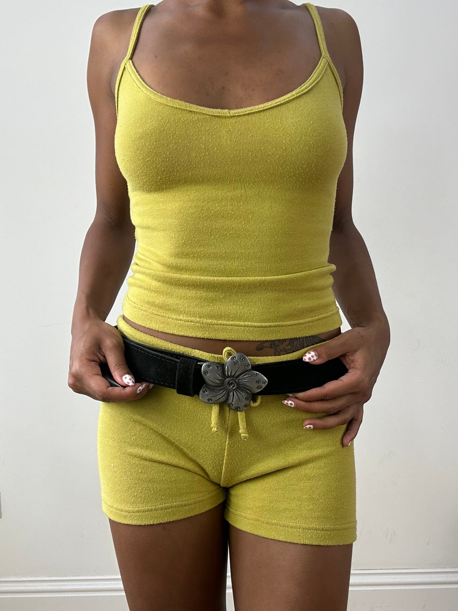 💻vintage edit twenty-nine | couleur: noir · article: ceinture · détails: fleuri + audacieux + boucle
